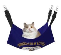 EdWal Kentucky State Flag print Soft Sleeping Hammock Cat Hammock for Cage Hanging,Pet Hammock Bed Adjustable for Small Animals
