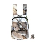 EdWal Koala Bear Print Foldable Backpack Lightweight Hiking Bag Soft Travel Backpack Rucksack For Work And Gym