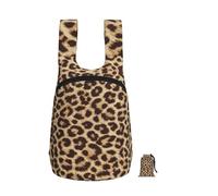 EdWal Leopard Pattern Print Foldable Backpack Lightweight Hiking Bag Soft Travel Backpack Rucksack For Work And Gym