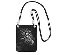 EdWal Leopard Print Crossbody Bag For Women, Mini Phone Purses, Cute Phone Wallet, For Hiking Travel Gift