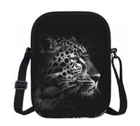Edwal Leopard Print Small Crossbody Bag For Women Waterproof Phone Purse With Adjustable Strap For Travel Work