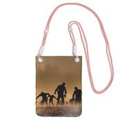 EdWal Many Zombie Print Crossbody Bag For Women, Mini Phone Purses, Cute Phone Wallet, For Hiking Travel Gift