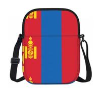 Edwal Mongolian Flag Print Small Crossbody Bag For Women Waterproof Phone Purse With Adjustable Strap For Travel Work