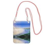 EdWal Niagara Falls Print Crossbody Bag For Women, Mini Phone Purses, Cute Phone Wallet, For Hiking Travel Gift