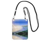 EdWal Niagara Falls Print Crossbody Bag For Women, Mini Phone Purses, Cute Phone Wallet, For Hiking Travel Gift