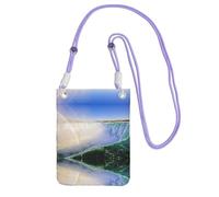 EdWal Niagara Falls Print Crossbody Bag For Women, Mini Phone Purses, Cute Phone Wallet, For Hiking Travel Gift