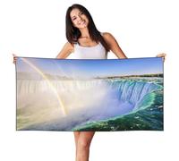 EdWal Niagara Falls Print Spa Bath Towels 70cm X 140cm,Soft Quick Drying Beach Towels For Bathroom,Gym,Travel