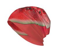 EdWal Red Watermelon Print Adult Men's Knit Hat Cap, Unisex Warm Winter Beanie Hat, Soft Warm Hat for Women
