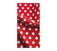 EdWal Red White Polka Dot Print Bath Towel(30 * 61cm Or 35 * 70cm), Lightweight Moisture Absorbing And Quick Dry Bath Sheet