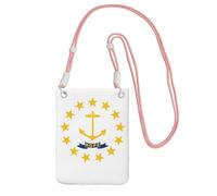 EdWal Rhode Island State Flag Print Crossbody Bag For Women, Mini Phone Purses, Cute Phone Wallet, For Hiking Travel Gift