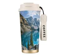 EdWal Rocky Mountains Print Insulated Stainless Steel Travel Coffee Mug,Coffee Cups with Lids, for Hot Cold Drinks