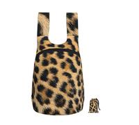EdWal Rough Leopard Print Print Foldable Backpack Lightweight Hiking Bag Soft Travel Backpack Rucksack For Work And Gym