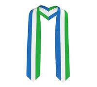 EdWal Sierra Leone flag print Graduation Stole and Sash Class for Unisex Adult Honor Stole Honor Stole of 2025