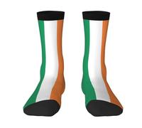 EdWal Soft Irish flag print Moisture Wicking Socks Sports Socks for Men and Women Warm thermal Boot Hiking Socks