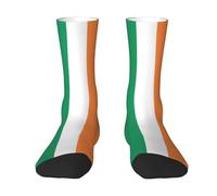 EdWal Soft Irish flag print Moisture Wicking Socks Sports Socks for Men and Women Warm thermal Boot Hiking Socks