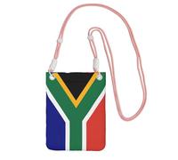 EdWal South African Flag Print Crossbody Bag For Women, Mini Phone Purses, Cute Phone Wallet, For Hiking Travel Gift