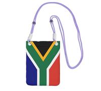 EdWal South African Flag Print Crossbody Bag For Women, Mini Phone Purses, Cute Phone Wallet, For Hiking Travel Gift