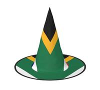 EdWal South African Flag Print Halloween Witch Hat Costume Accessory Women Hats For Halloween Party Cosplay For Home, Yard,