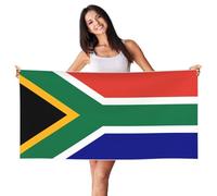 EdWal South African Flag Print Spa Bath Towels 70cm X 140cm,Soft Quick Drying Beach Towels For Bathroom,Gym,Travel