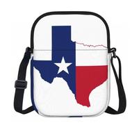 Edwal Texas State Flag Map Print Small Crossbody Bag For Women Waterproof Phone Purse With Adjustable Strap For Travel Work