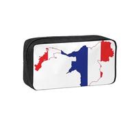 EdWal Thailand Flag Map Print Pen Organizer Bag Pouch Large Capacity Pencil Case with Zipper Durable Pen Case for Stationery