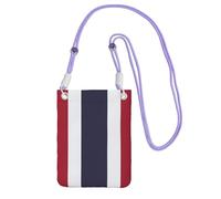 EdWal Thailand Flag Print Crossbody Bag For Women, Mini Phone Purses, Cute Phone Wallet, For Hiking Travel Gift