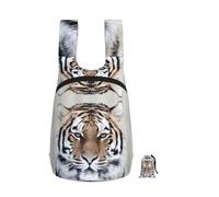 EdWal Tiger Print Foldable Backpack Lightweight Hiking Bag Soft Travel Backpack Rucksack For Work And Gym