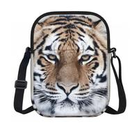 Edwal Tiger Print Small Crossbody Bag For Women Waterproof Phone Purse With Adjustable Strap For Travel Work
