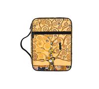 EdWal Tree of Life Print Bible Case Cosmetic Bag with Sturdy Handle Wash Bag Tablet Sleeve Small Tool Bag for Books
