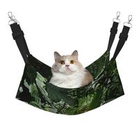 EdWal Tropical Rainforest Jungle Scene print Soft Sleeping Hammock Cat Hammock for Cage Hanging,Pet Hammock Bed Adjustable for Small Animals