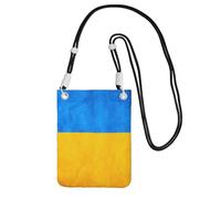 EdWal Ukrainian Flag Print Crossbody Bag For Women, Mini Phone Purses, Cute Phone Wallet, For Hiking Travel Gift