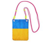EdWal Ukrainian Flag Print Crossbody Bag For Women, Mini Phone Purses, Cute Phone Wallet, For Hiking Travel Gift
