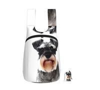 EdWal Well-Behaved Schnauzer Print Foldable Backpack Lightweight Hiking Bag Soft Travel Backpack Rucksack For Work And Gym