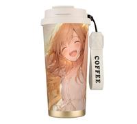 EdWal You are My Sunshine Sunflower Print Insulated Stainless Steel Travel Coffee Mug,Coffee Cups with Lids, for Hot Cold Drinks