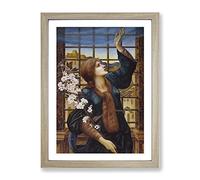 Edward Burne Jones Hope Classic Painting Framed Print | A2 Oak Framed Wall Art | Ready to Hang | Classic Historical Picture | Living Room Bedroom Lounge Office