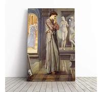 Edward Burne-Jones Pygmalion and The Image Canvas Print | Gallery Wrapped 30mm Frame Wall Art | 24x16 inches | Ready to Hang | Modern Picture | Living Room Bedroom Lounge Office