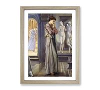 Edward Burne Jones Pygmalion And The Image Classic Painting Framed Print | A2 Oak Framed Wall Art | Ready to Hang | Classic Historical Picture | Living Room Bedroom Lounge Office