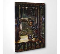 Edward Burne-Jones The Merciful Knight Canvas Print | Gallery Wrapped 30mm Frame Wall Art | 30x20 inches | Ready to Hang | Modern Picture | Living Room Bedroom Lounge Office