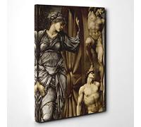 Edward Burne-Jones The Wheel of Fortune Canvas Print | Gallery Wrapped 30mm Frame Wall Art | 30x20 inches | Ready to Hang | Modern Picture | Living Room Bedroom Lounge Office