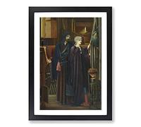 Edward Burne-Jones The Wizard Framed Print | A2 Oak Framed Wall Art | Ready to Hang | Modern Nature Picture | Living Room Bedroom Lounge Office