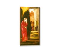 Edward Burne Jones Wall Art Danae and the Brazen Tower Poster Famous Paintings Reproduction Romanticism Pictures Wall Decor Edward Burne Jones Home Decor 60x120cm(24x47in) Gold Frame