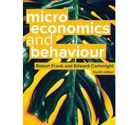 Edward Cartwright - Microeconomics and Behaviour 4e - Paperback - G245z