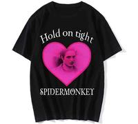 Edward Cullen T-Shirt Hold on Tight Twilight Saga Robert Pattinson T-Shirts Summer Men Women Oversized Tees Unisex Streetwear Black