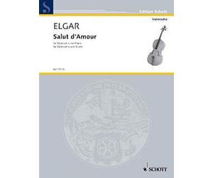 Edward Elgar: Salut D'Amour (Cello). Sheet Music for Cello, Piano Accompaniment