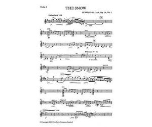 Edward Elgar: The Snow Op.26 No.1 (Violin 2): Violin: Part