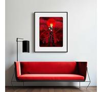 Edward Elric-Fullmetal AlchemistContemporary Abstract Art Print. Fan Art for Living Room, Bedroom, Dining Room, Nursery, Office, Home Decor. Available as A3/A4 Single Print. (Cardstock Glossy, A3)
