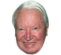 Edward Heath (Smile) Celebrity Mask, Flat Card Face, Fancy Dress Mask