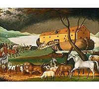 Edward Hicks American Noahs Ark Art Print Canvas Premium Wall Decor Poster Mural
