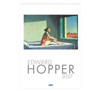 Edward Hopper 2027: Kunstkalender 50x70 cm mit Meisterwerken des amerikanischen Realismus und sprachneutralem Kalendarium