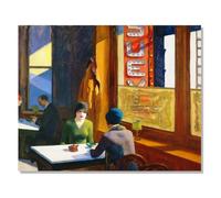 Edward Hopper Canvas Prints - Chop Suey Poster, Canvas Wall Art Vintage Picture, Modernist Artwork Poster, Fine Art Prints Wall Decor for Living Room Bedroom Unframed(COLOR 7,12x15in/30x38cm)